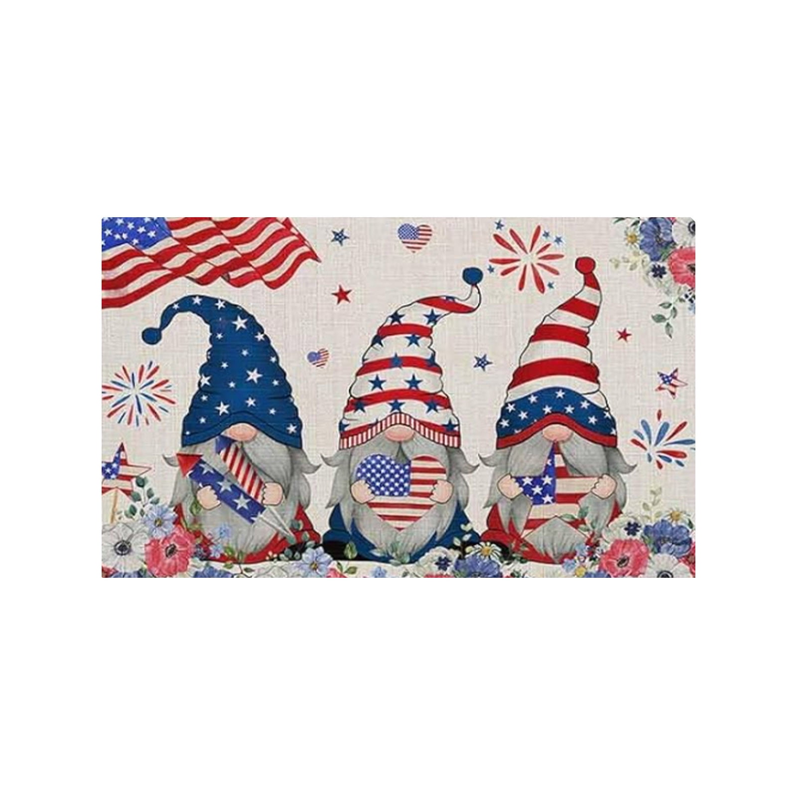 4Th Of July Decor 50×70Cm (20×28 Inch Approx.) Independence Day Gnome ...