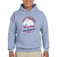 thumbnail image 1 of 4Th Of July Eagle Hoodie Men - Men Hoodie, Medium, 1 of 4