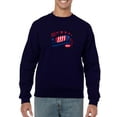 thumbnail image 1 of 4Th Of July Firework Sweatshirt Men -Image by Shutterstock, Male 3X-Large, 1 of 4