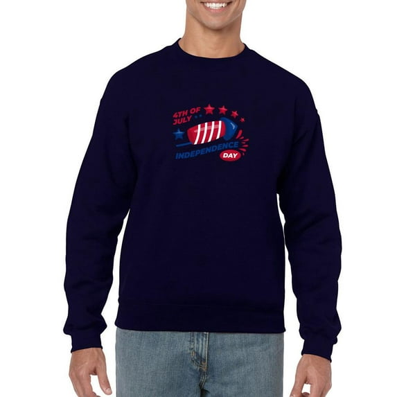 4Th Of July Firework Sweatshirt Men -Image by Shutterstock, Male 3X-Large