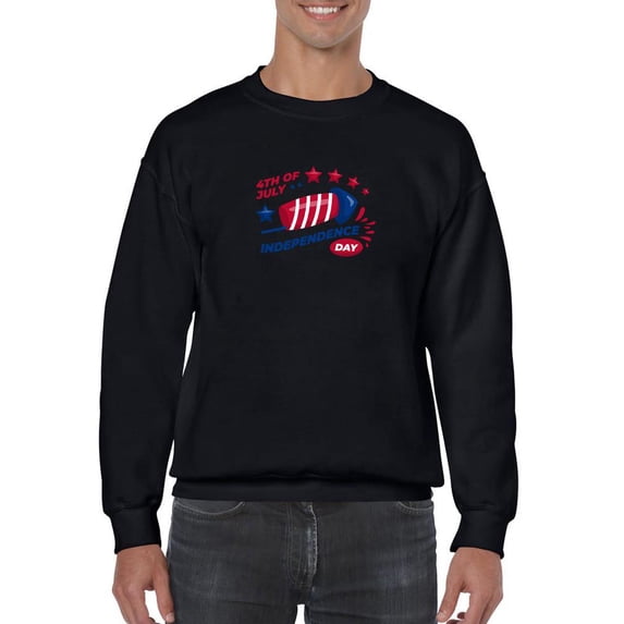 4Th Of July Firework Sweatshirt Men -Image by Shutterstock, Male Small