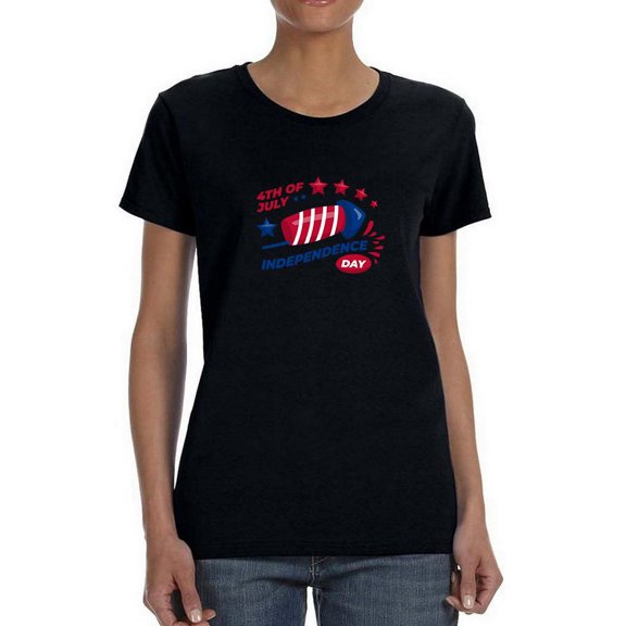 4Th Of July Firework T-Shirt Women -Image by Shutterstock, Female XX-Large