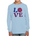 thumbnail image 1 of 4Th Of July Flower Art Long Sleeve Toddler -Image by Shutterstock,  3 Toddler, 1 of 4