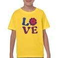 thumbnail image 1 of 4Th Of July Flower Art T-Shirt Juniors -Image by Shutterstock,  x-Small, 1 of 4
