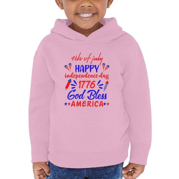 4Th Of July Happy Hoodie Toddler -Image by Shutterstock, 5 Toddler