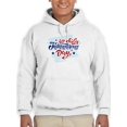 thumbnail image 1 of 4Th Of July Independence Hoodie Men -Image by Shutterstock, Male 4X-Large, 1 of 4
