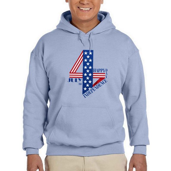 4Th Of July, Independence Hoodie Men -Image by Shutterstock, Male XX-Large