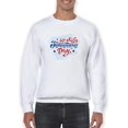 thumbnail image 1 of 4Th Of July Independence Sweatshirt Men -Image by Shutterstock, Male 5X-Large, 1 of 4