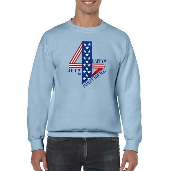 4Th Of July, Independence Sweatshirt Men -Image by Shutterstock, Male Medium