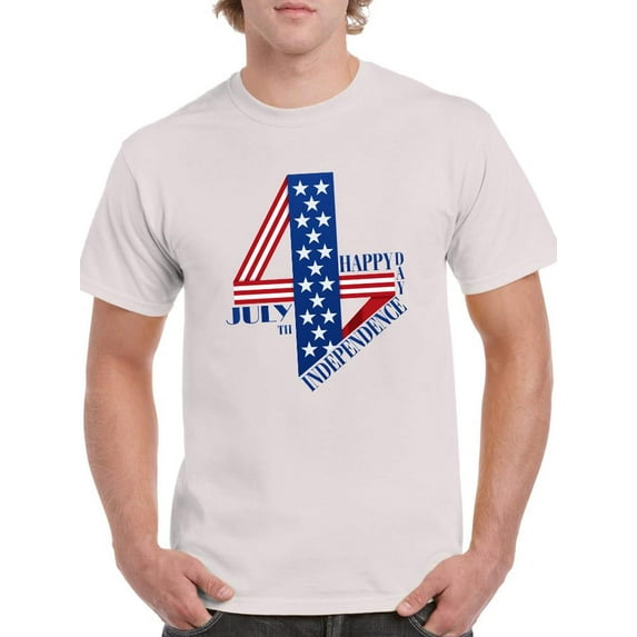 4Th Of July, Independence T-Shirt Men -Image by Shutterstock, Male 5X-Large
