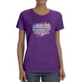 thumbnail image 1 of 4Th Of July Independence T-Shirt Women -Image by Shutterstock, Female x-Large, 1 of 4