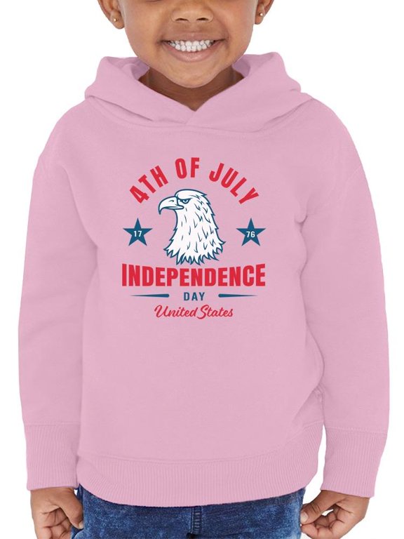 4Th Of July Proud Eagle Hoodie Toddler -Image by Shutterstock, 2 Toddler