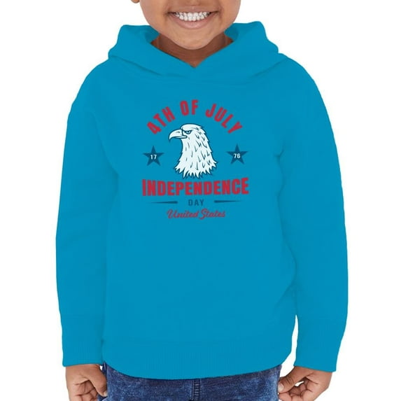 4Th Of July Proud Eagle Hoodie Toddler -Image by Shutterstock, 2 Toddler