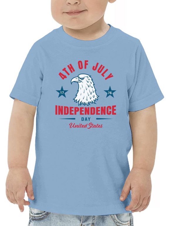 4Th Of July Proud Eagle T-Shirt Toddler -Image by Shutterstock, 2 Toddler