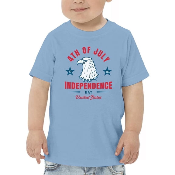 4Th Of July Proud Eagle T-Shirt Toddler -Image by Shutterstock,  4 Toddler