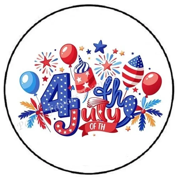 4Th Of July Stickers Party Favors Phone Decal Water Bottle Stickers Car ...