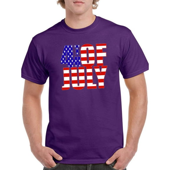 4Th Of July.. T-Shirt Men -Image by Shutterstock, Male XX-Large