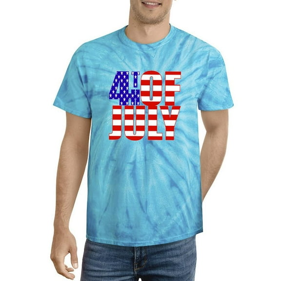 4Th Of July.. Tie Dye Cyclone Men -Image by Shutterstock, Male Small