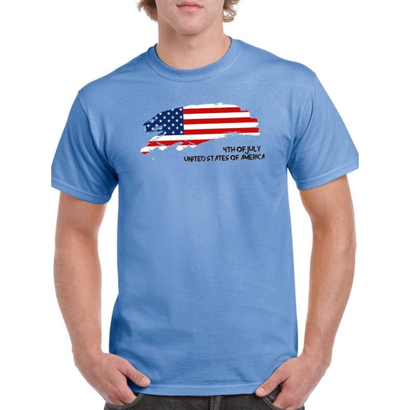 4Th Of July United States T-Shirt Men -Image by Shutterstock, Male Medium