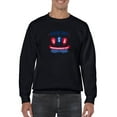 thumbnail image 1 of 4Th Of July Usa Balloons Sweatshirt Men -Image by Shutterstock, Male x-Large, 1 of 4