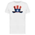 thumbnail image 1 of 4Th Of July Usa Independence Hat T-Shirt Men -Image by Shutterstock, Male 4X-Large, 1 of 2
