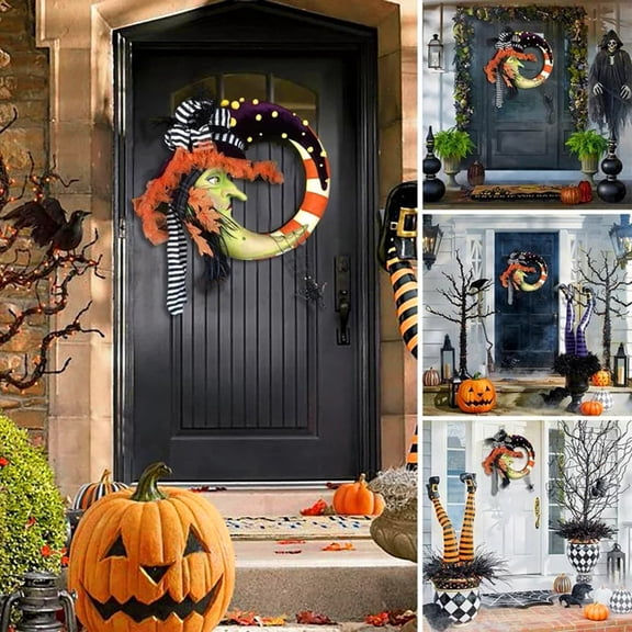 4Th Of July Wreaths For Front Door Moon Maple Door And Window Hanging Garland,Purple Home Brand