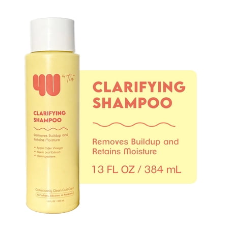 4U By Tia Clarifying Shampoo for Curly Hair, 13 fl oz