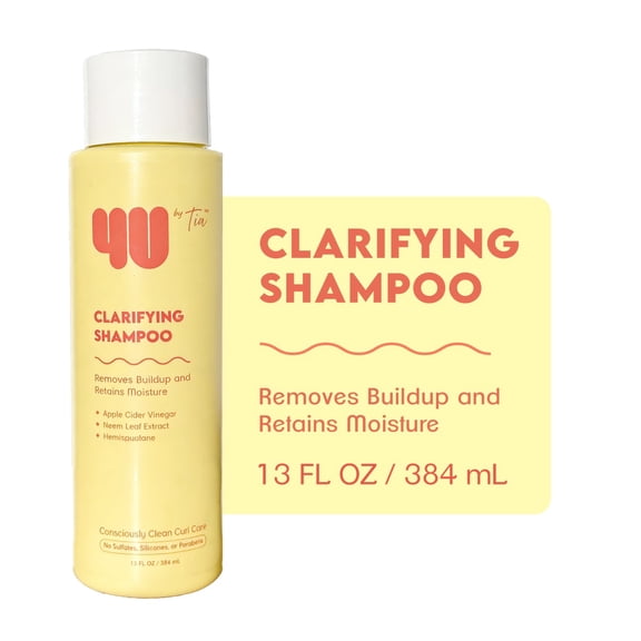 4U By Tia Clarifying Shampoo for Curly Hair, 13 fl oz