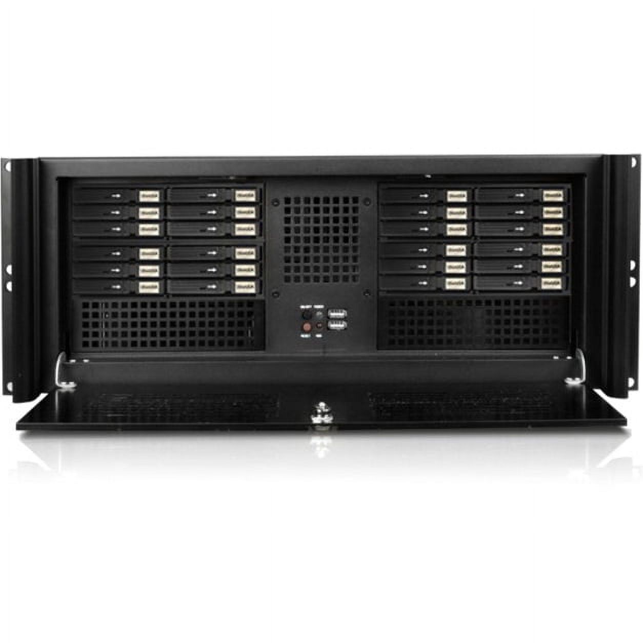 4U Compact Stylish Rackmount Chassis 24 x 2.5