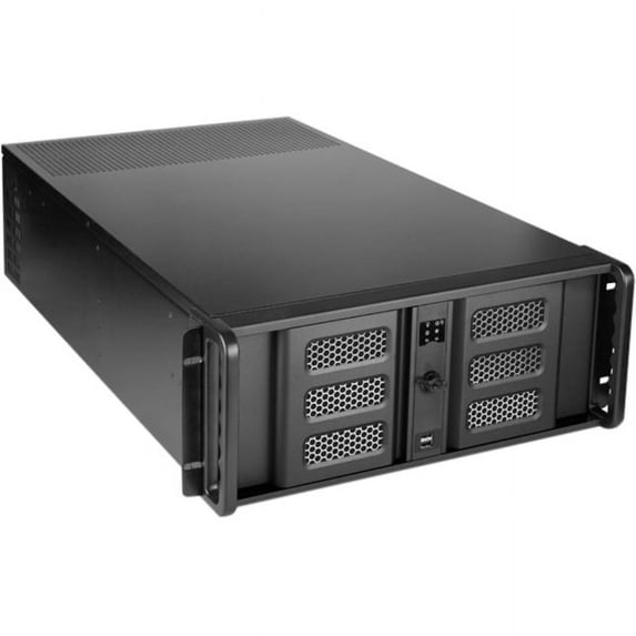 4U Compact Stylish Rackmount Chassis with 8" Touch Screen LCD