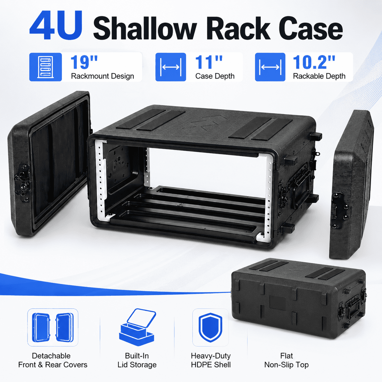 4U Rack Case Shallow 12