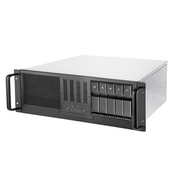 4U Rackmount Server Chassis with 3 x 5.25 in. Drive Bay
