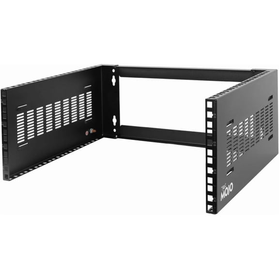 Tecmojo 4U Wall Mount Rack,4U Rack 14 inch Depth,19" Network Rack for Shallow Server and IT Equipment, Network Switches,Patch Panel Bracket,110lbs(50kg) Weight Capacity,Black