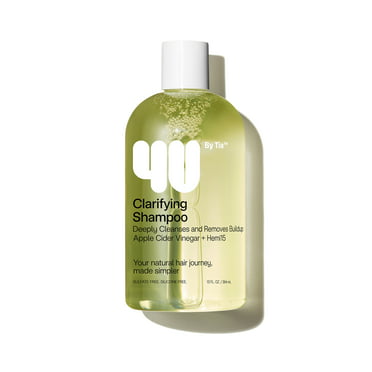 4U by Tia Clarifying Shampoo with Apple Cider Vinegar and Hemi15, 13 fl oz