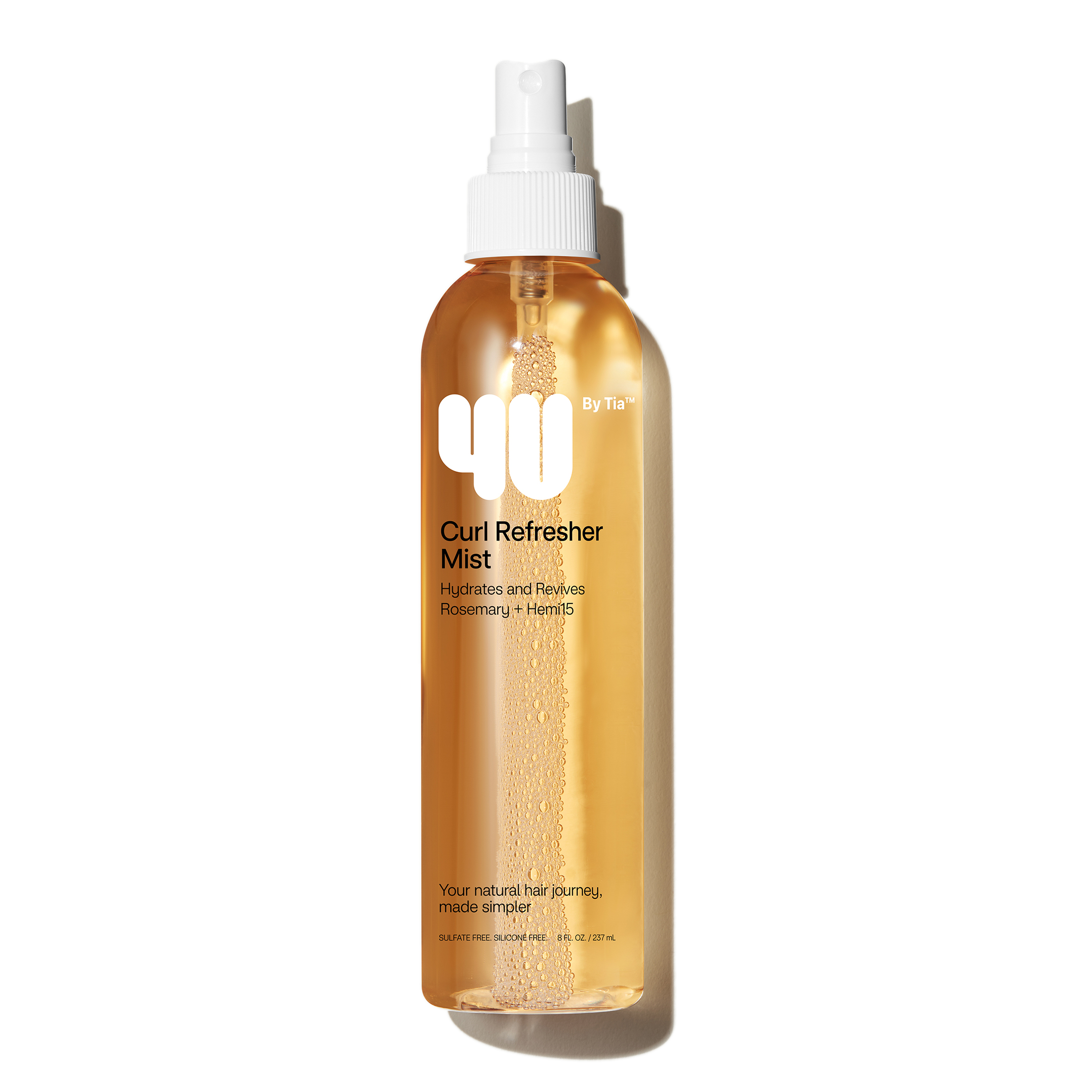 4U by Tia Curl Refresher Mist Hair Spray with Rosemary, 8 fl oz - image 1 of 11