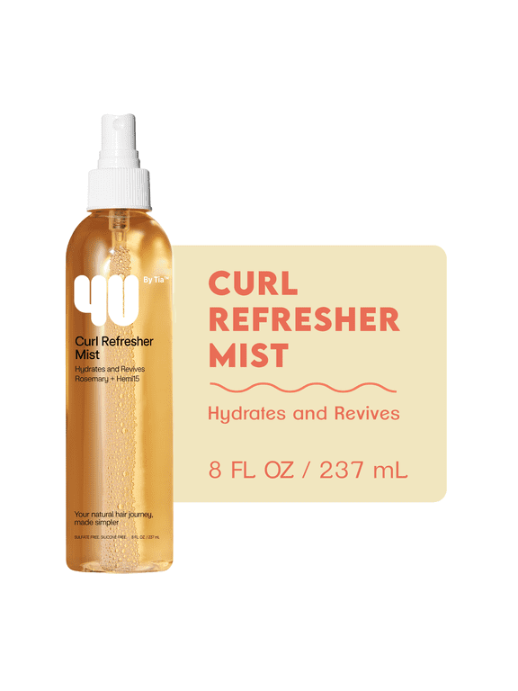 Curl Refresher Mist Hair Spray with Rosemary and Hemi15, 8 fl oz