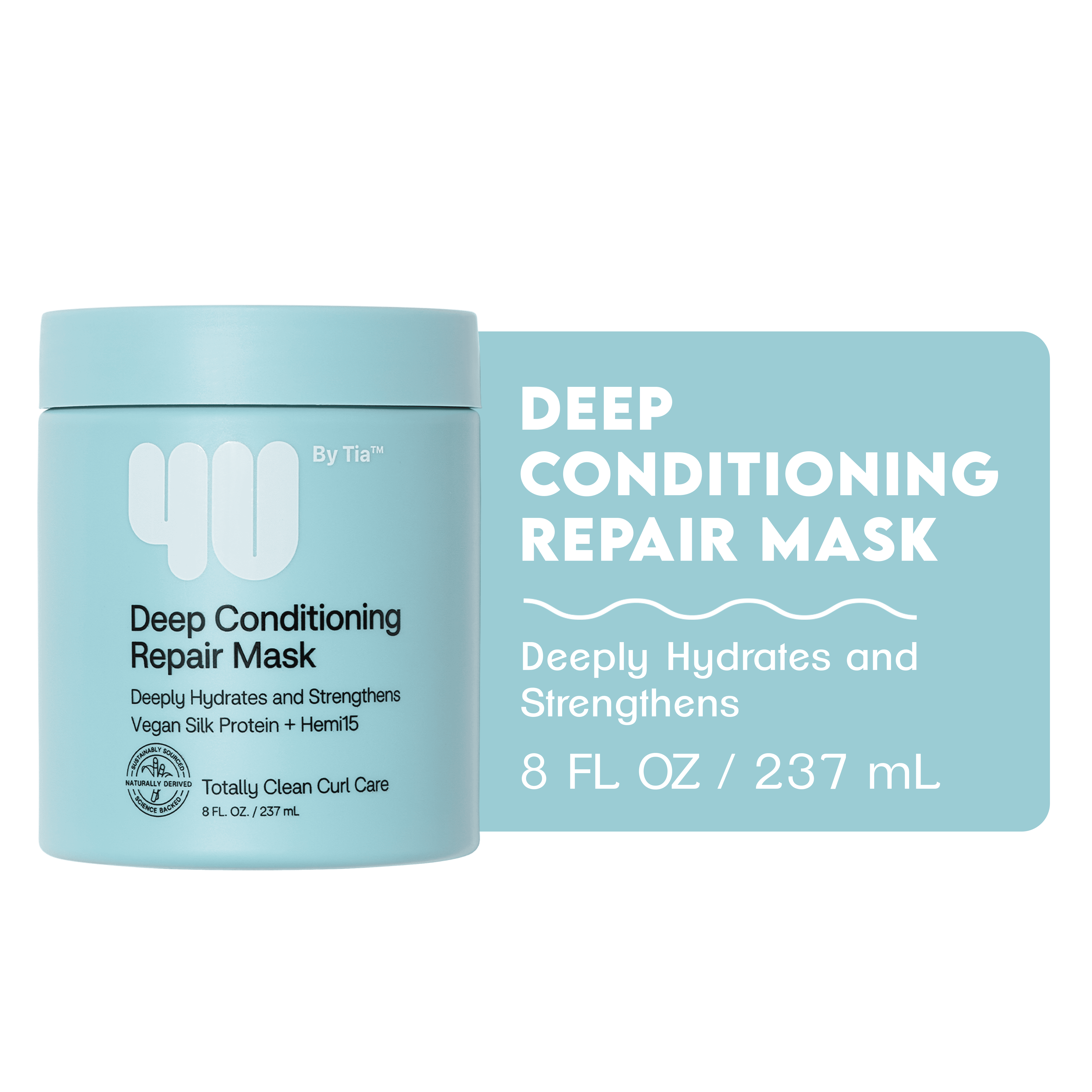 4U by Tia Deep Conditioning Repair Hair Mask, 8 fl oz