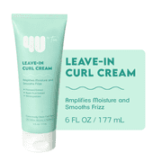 4U by Tia Leave-In Curl Cream with Flaxseed and Hemi15, 6 fl oz