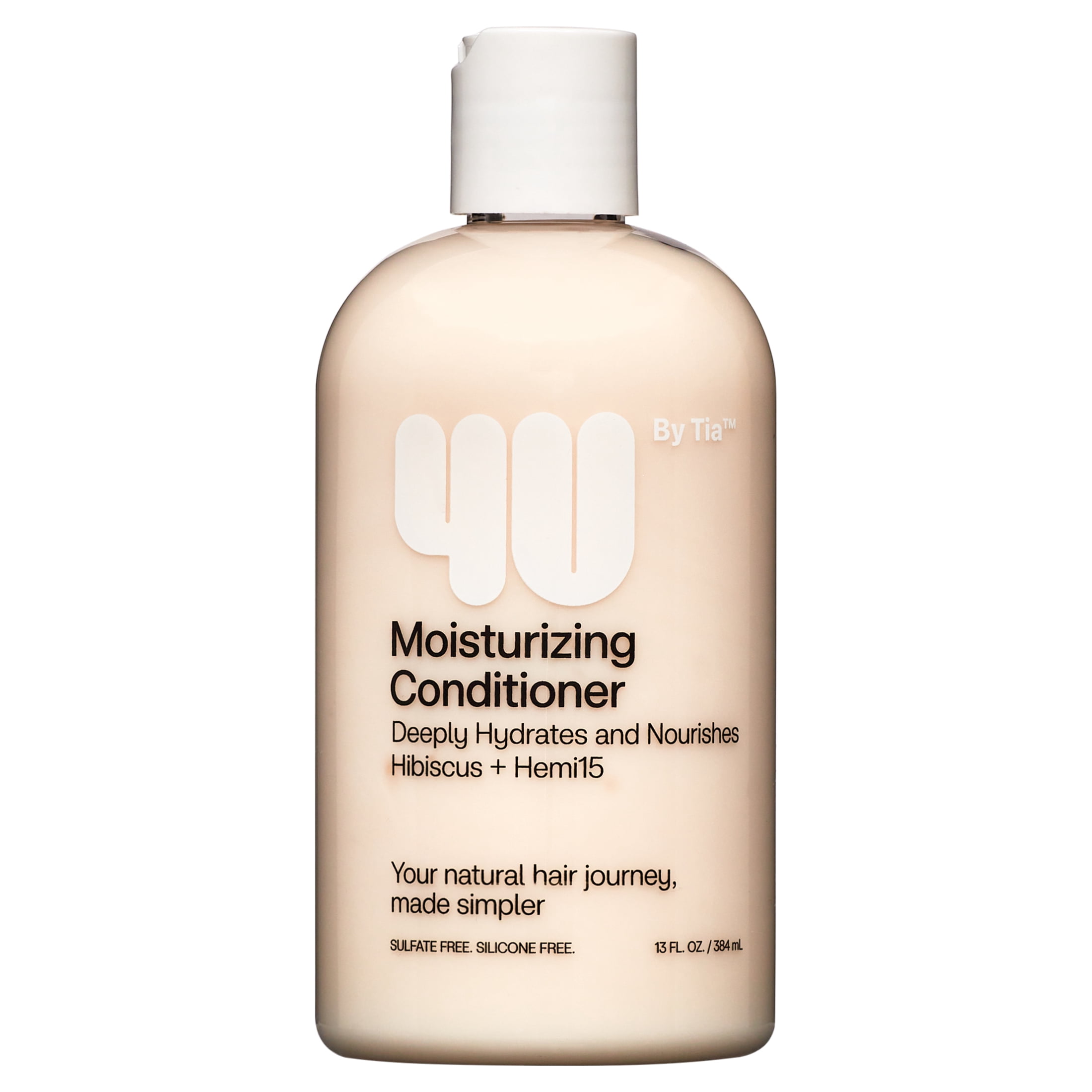 4U by Tia Moisturizing Conditioner with Hibiscus and Hemi15, 13 fl oz