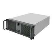 4U rackmount server chassis with 3x 5.25 drive bays, 8 x 3.5,1X2.5 in the bottom of left side, 1 x 2.5(support up to 9.5mm) or 1xSlim ODD(12.7mm)