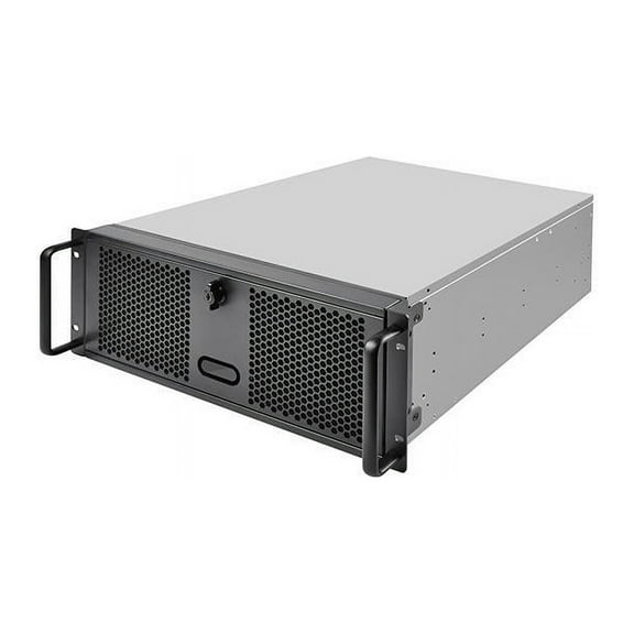 4U rackmount server chassis with 3x 5.25" drive bays, 8 x 3.5",1X2.5 in the bottom of left side, 1 x 2.5(support up to 9.5mm) or 1xSlim ODD(12.7mm)