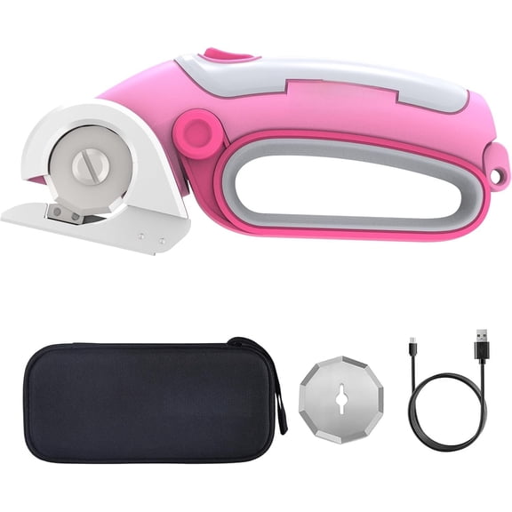 4V Cordless   Cardboard  with 2 x ,1 x Storage Case,1 x   ,Rotary  for Box  Carpet Fabric, Easy to Hold and Safety,