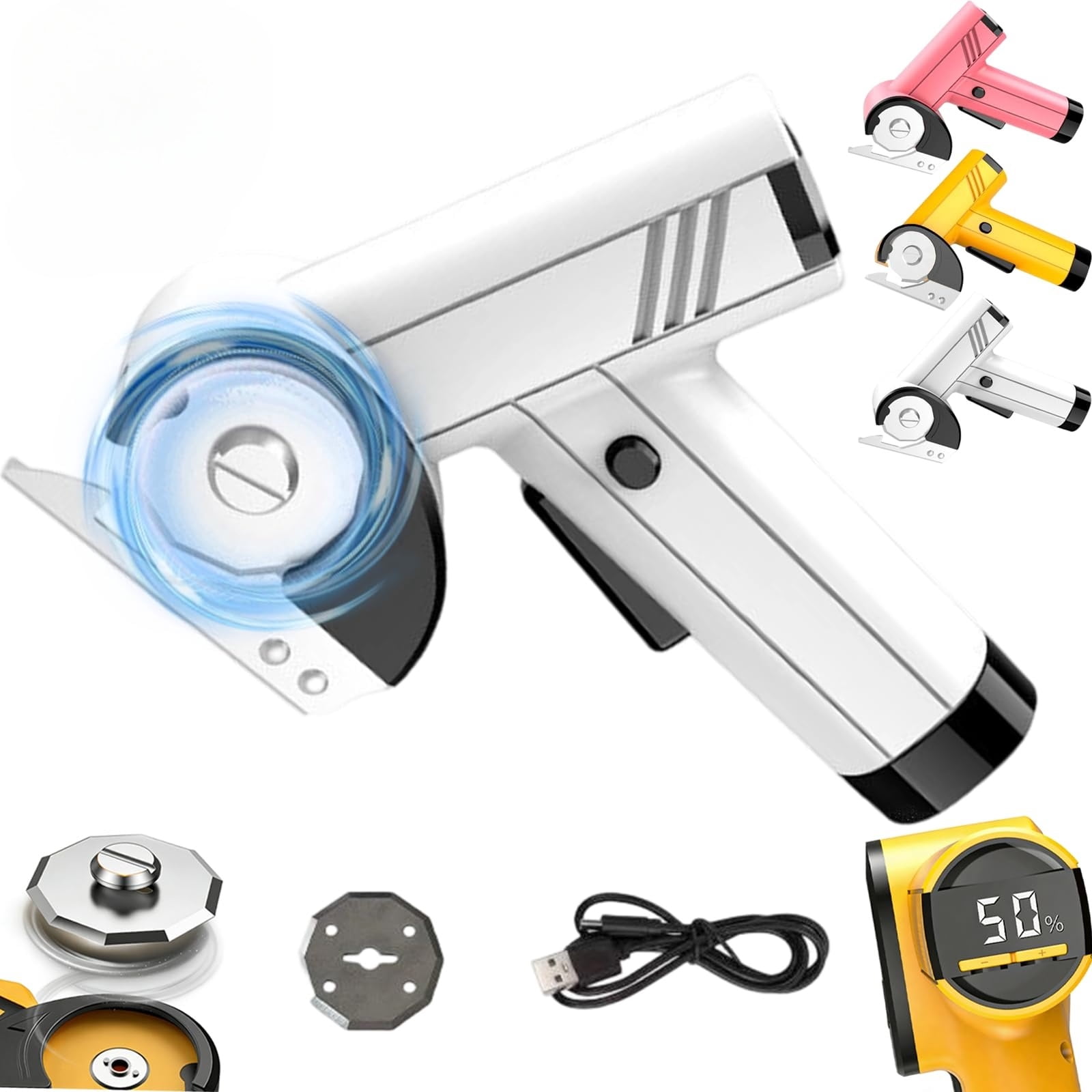 4V Rechargeable High-Speed Cardboard Cutter, Adjustable Speed Cardboard ...