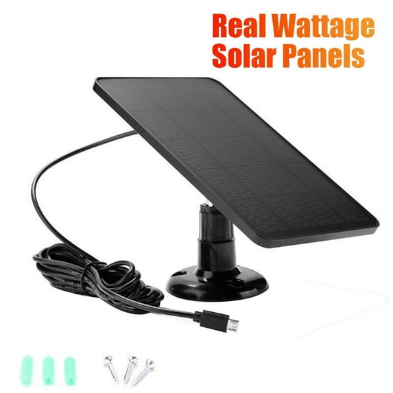 4W 5V Solar Cells Charger USB Charging Portable Solar Panels for Security Camera/Small System