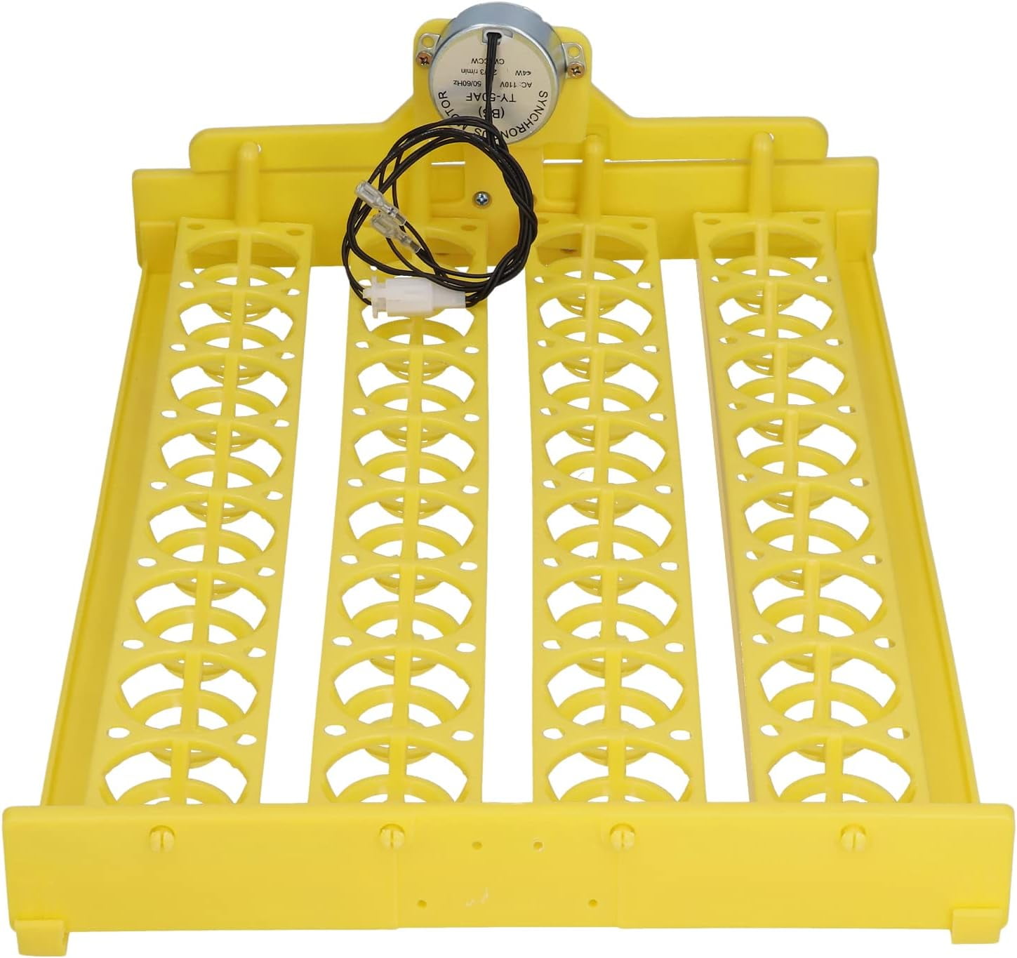 4W Digital Automatic Egg Turner Tray, 32 Eggs Plastic Tray 45° Swing ...