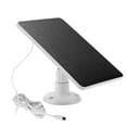 thumbnail image 1 of 4W Solar Panel for Security Cameras & Doorbells, 5V Monocrystalline with USB-C/Micro USB Ports, Adjustable Mount, 1 of 1