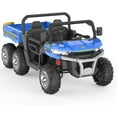 thumbnail image 1 of 4WD 2 Seater Ride On Truck with Dump Bed/Tailgate/Shovel, 24V Kids Ride On Dump Truck, 6-Wheels Ride on Truck with Remote Control, 1 of 7