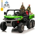 thumbnail image 1 of 4WD 24 Volts Ride on Toys Truck with Parental Remote, 800W Motor 9AH Battery Powered Electric Vehicle for Kids, Outdoor Toys Gift, Green, 1 of 9