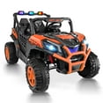thumbnail image 1 of Farmdex 4WD 24V Ride on Toys 2 XL Seater Kids Ride on Cars w/ Remote Control, 4*200W Motor, Electric Off-Road UTV 7AH Battery Powered 4-Wheeler Vehicle w/ Bluetooth, Music, 3-Speed, LED Light, Orange, 1 of 12