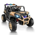 thumbnail image 1 of Farmdex 4WD 24V Ride on Toys 2 XL Seater Kids Ride on Cars w/ Remote Control, 4*200W Motor, Electric Off-Road UTV 7AH Battery Powered 4-Wheeler Vehicle w/ Bluetooth, Music, 3-Speed, LED Light, Yellow, 1 of 19